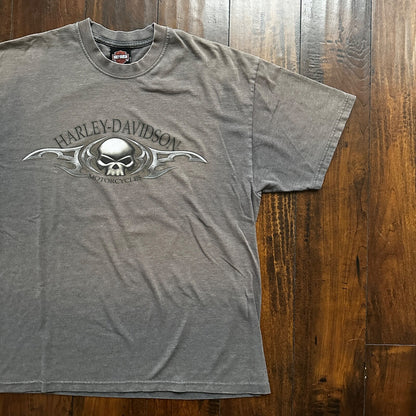 Harley Davidson USA Motorcycle Vintage Style T Shirt Skull Y2K Toy Story