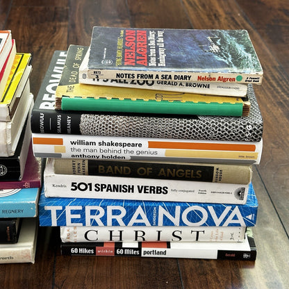 Lot 36 Cool Old Vintage Antique Rare Hardcover Random Books Green Coffee Table