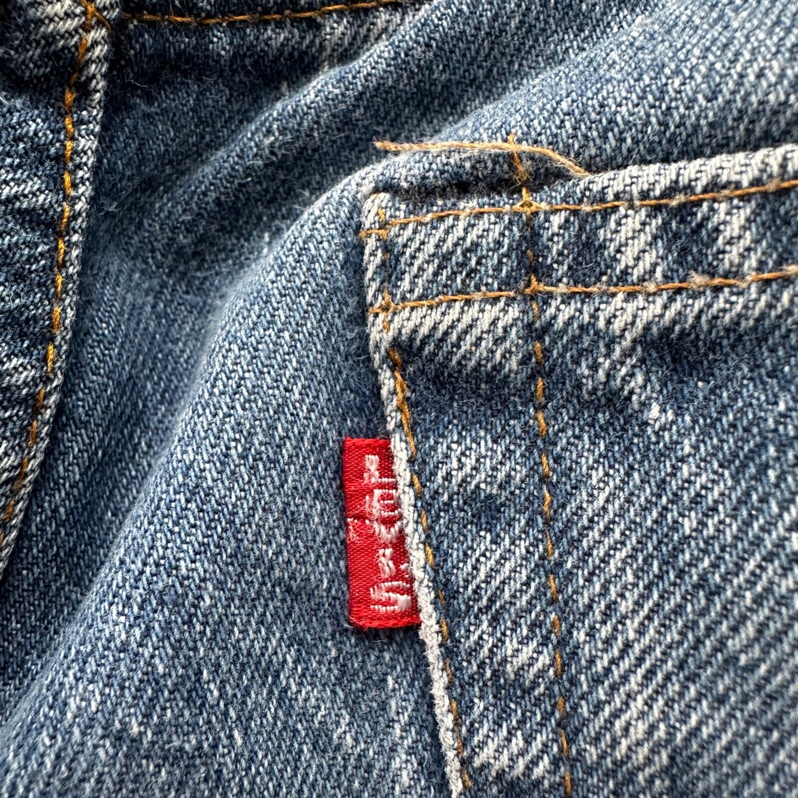 Levis Vintage 80s Redline Selvedge USA 501 XX Jeans 66 70s 32x34 Act 29x25