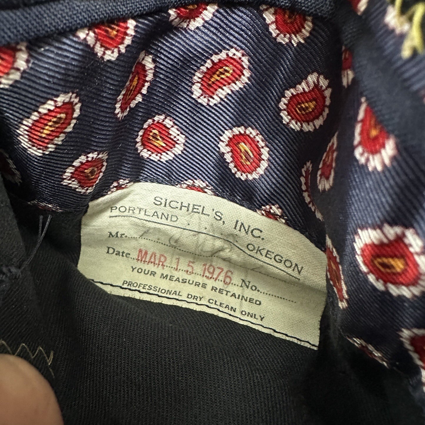 1960s 1970s Navy Oregon Sport Jacket VTG Mens Suit 42 33x33 Rockabilly Classy