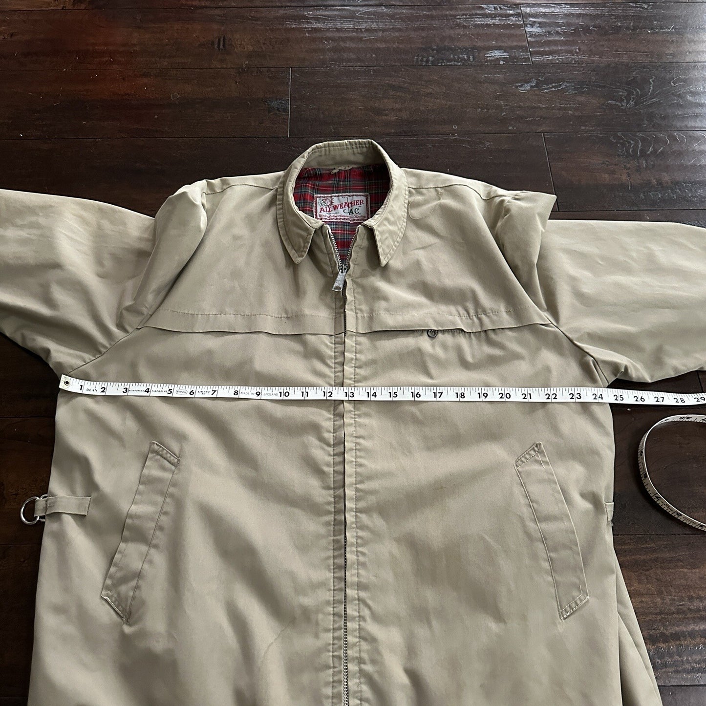 Vintage 50s Coat Rain Jacket All Weather Jac Boston 60s Rockabilly 1960s Talon