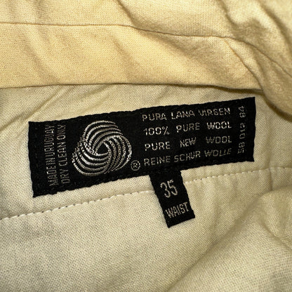 VTG Mens 2 PC Suit 41 Jacket Coat Pants Gray Rockabilly 80s Egon Von Furstenberg