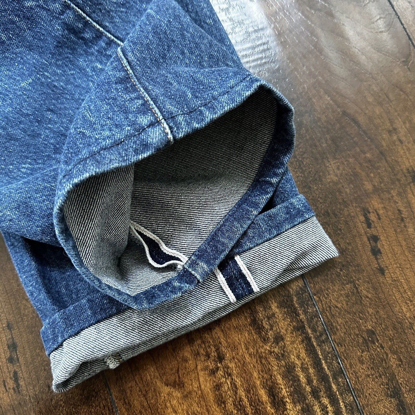 Levis Vintage 80s Redline Selvedge USA 501 XX Jeans 66 70s Dark 28x34 Act 24x25