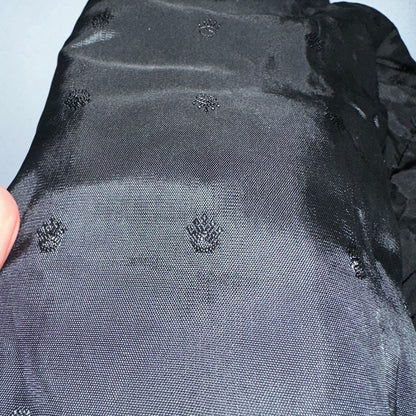 Vintage Buckle Back Vest Mens Black Waistcoat Size S 1940s 1950s 1960s Antique