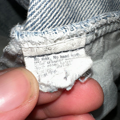 Levis 517 Vintage 80s USA Orange Tab Bootcut Flare Blue Worn Jeans Act 34x31