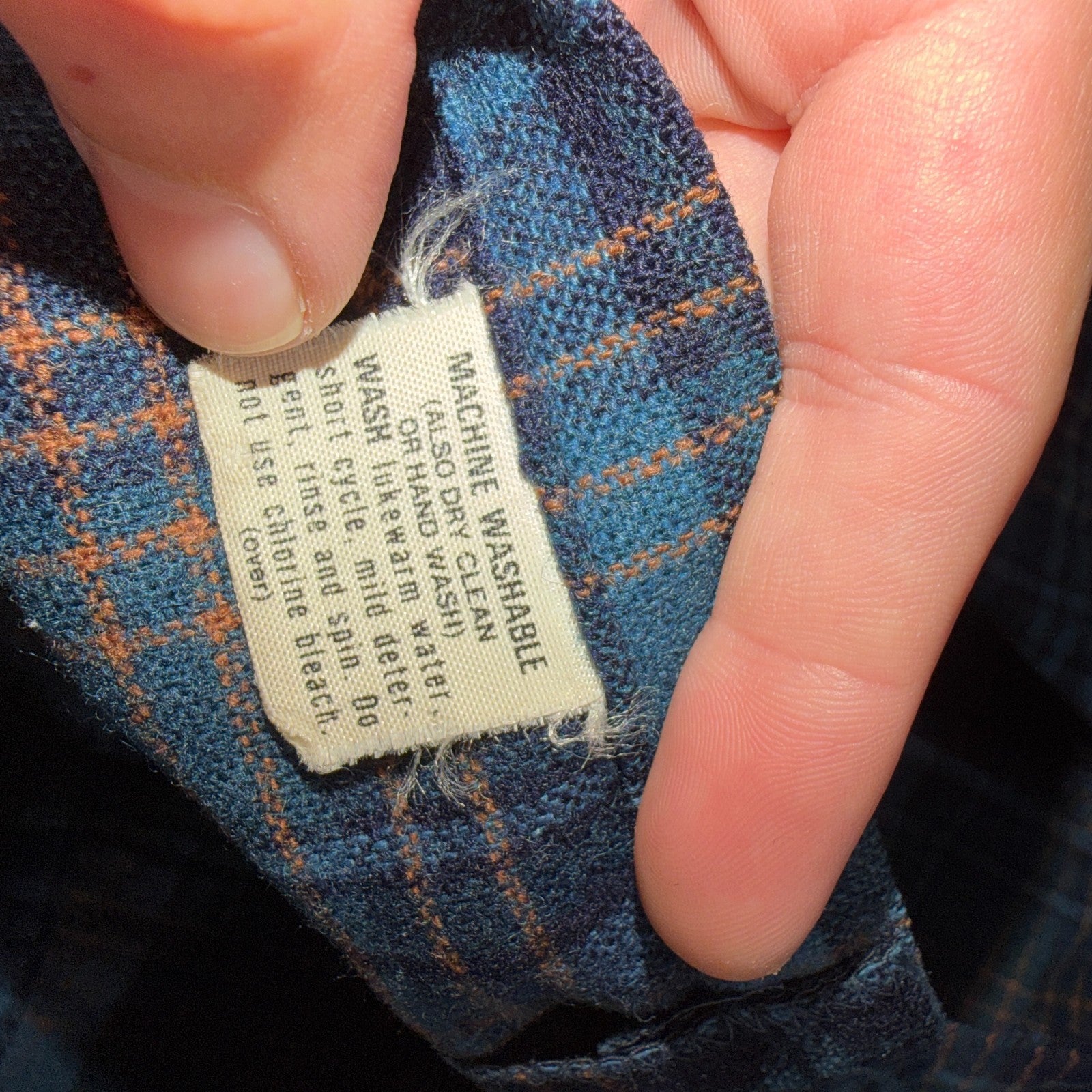 Pendleton Board Shirt Mens S 1960s Plaid Wool Long Sleeve VTG USA Loop Collar