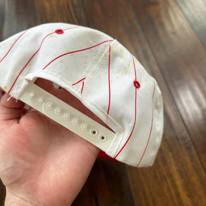 Zenith Very Rare Pinstripe VTG Hat Cap Snapback Advertising Radio Horizon 70s