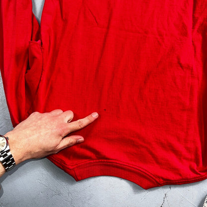 Anvil Dodge Truck 90s USA VTG T Shirt Single Stitch Red Long Sleeve Car Graphic