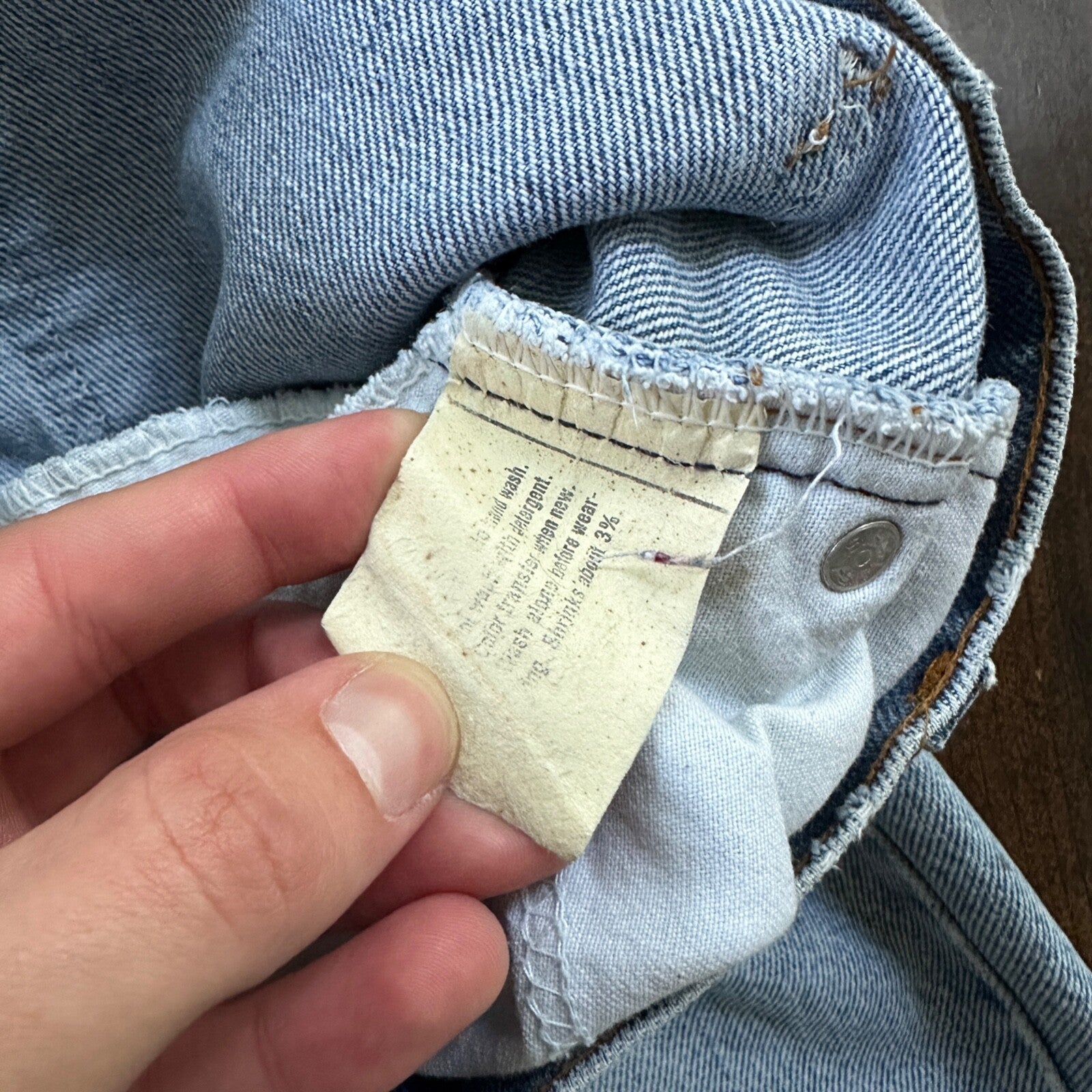 Levis 517 Vintage 80s USA Orange Tab Bootcut Flare Blue Jeans 34x31 Act 31x28