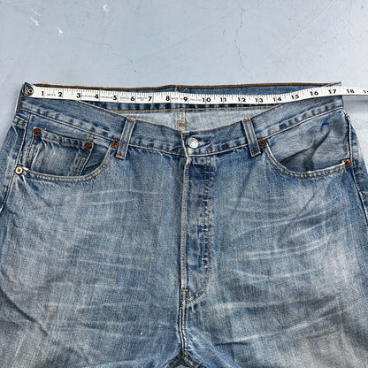 Levis 501 Vintage Y2K XX Straight Leg Jeans Blue Light Wash 36x36 Act 35x34