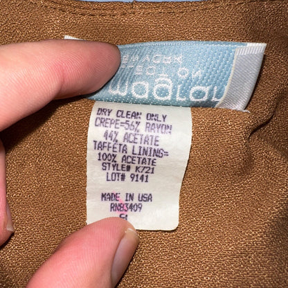 Lew Magram 2 Piece Collection New York Blazer Jacket Rust VTG 80s Sz 8 Pants