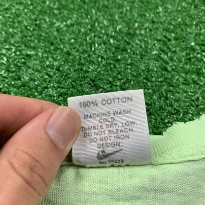 Vintage Nike T Shirt USA Rare Jordan Soccer 90s Running Green Sports Running