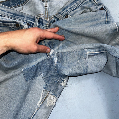 Levis 501 Vintage 80s Redline Selvedge USA XX Jeans Med Wash 32x36 Act 30x31