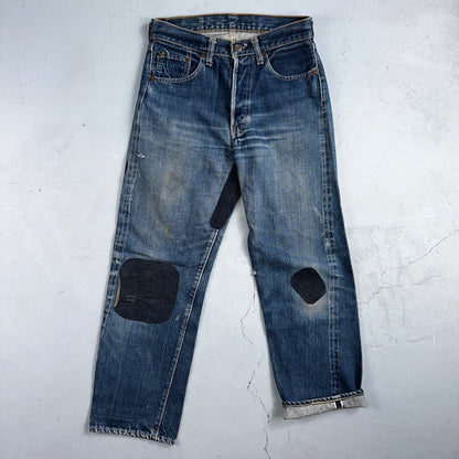 Levis 501 Big E Vintage 60s Redline Selvedge USA XX 1960s Jeans 66 Act 26x24