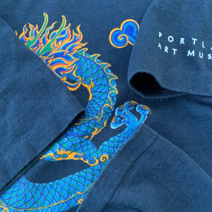 Dragon Portland Art Museum Vintage T Shirt Art Geisha Rap Picasso Rare 90s Band