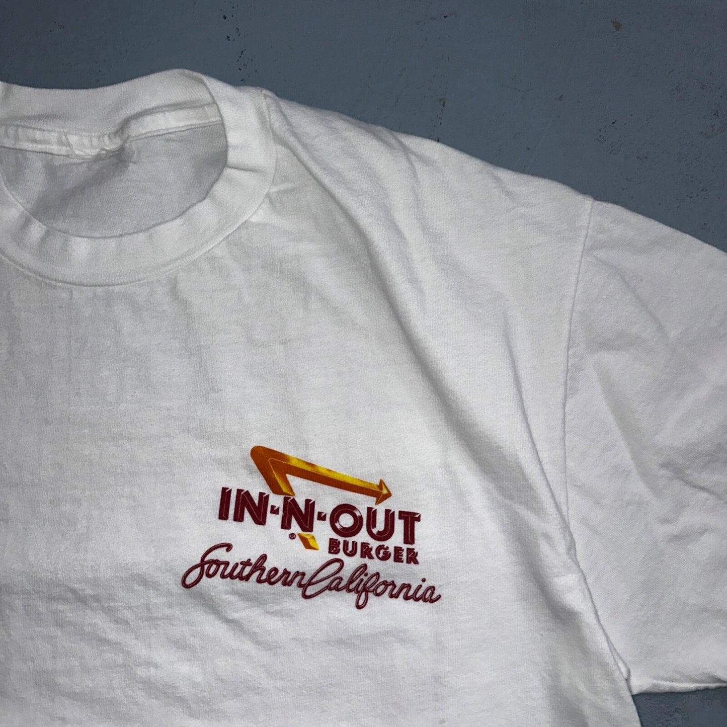 In N Out Souther California VTG T Shirt 90s Single Stitch Promo Burger Food Cars