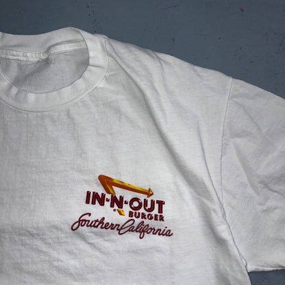 In N Out Souther California VTG T Shirt 90s Single Stitch Promo Burger Food Cars