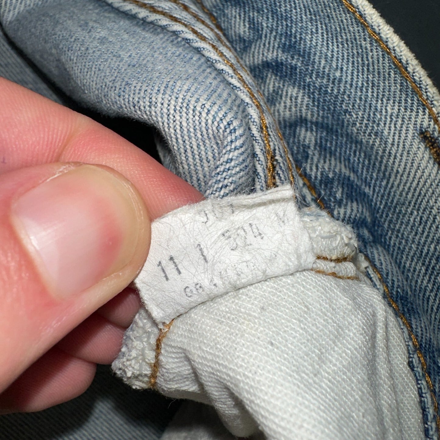 Levis 501 Vintage 80s Redline Selvedge USA XX Jeans Light Wash 1980s Act 30x26