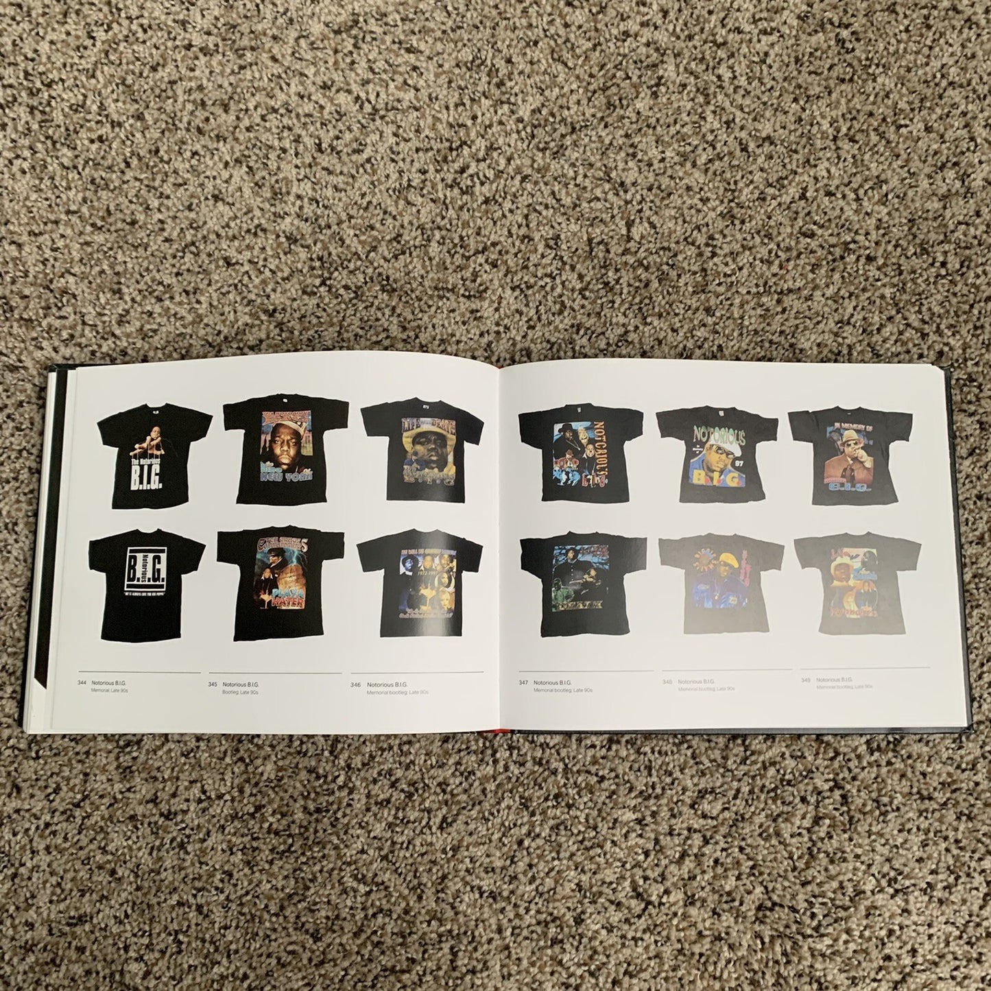 Rap Tees: A Collection of Hip Hop T-Shirts 1980-2000 BOOK by DJ Ross One Vintage