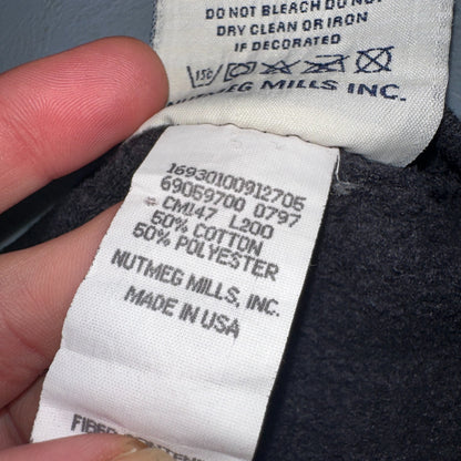 Vintage 90s Detroit Red Wings Lee Sport Sweatshirt USA Made NHL Mens L Black