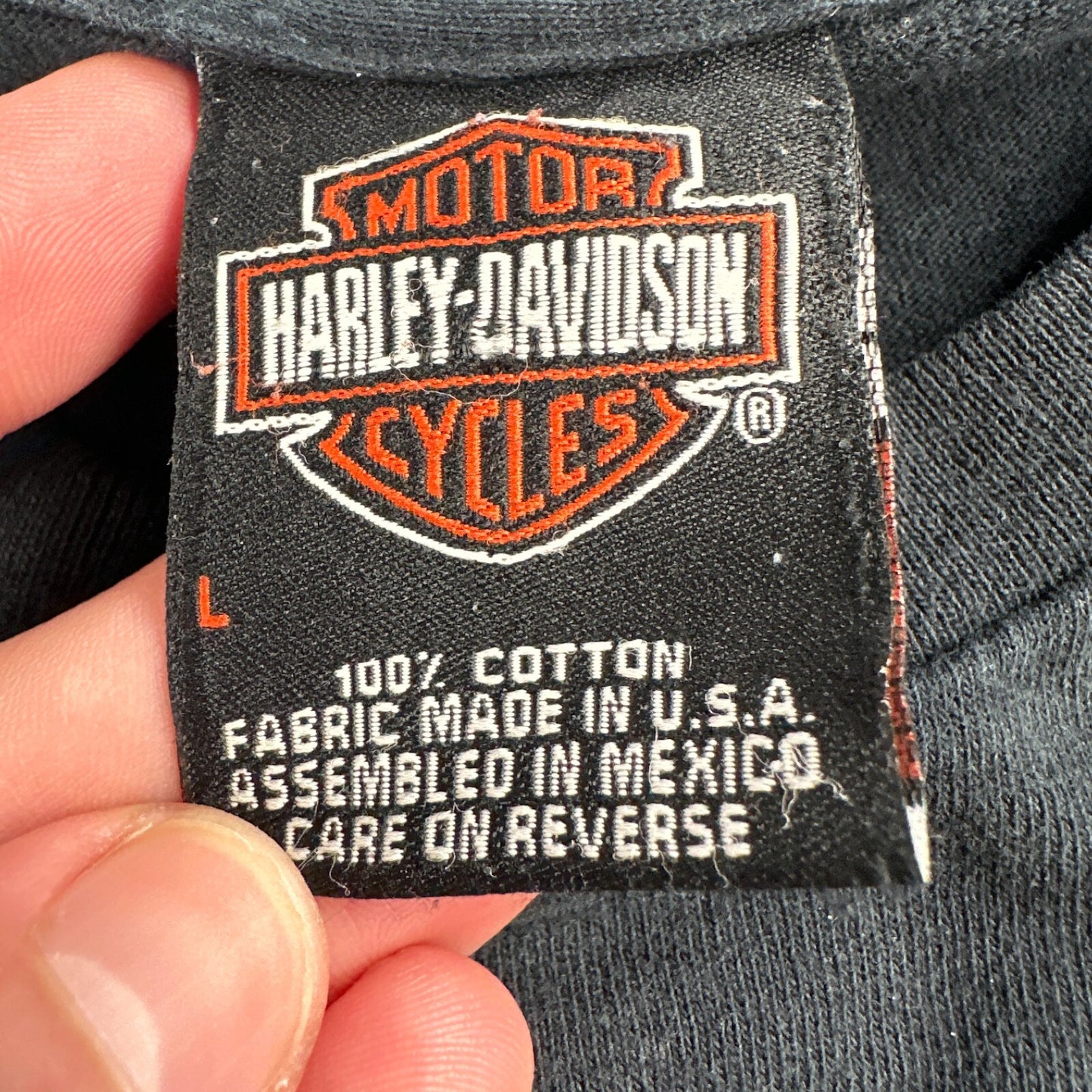 Harley Davidson Dothan Alabama  VTG T Shirt Motorcycle Bike Graphic USA Tye Dye