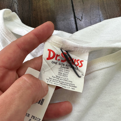 Dr Suess Lets Be Friends Vintage T Shirt OSFA Pajama Very Long 80s 90s Rap Dog