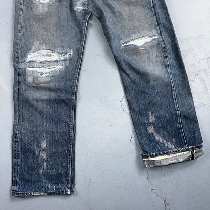 Levis 501 Big E Vintage 60s Redline Selvedge USA XX 1960s Jeans 66 Act 34x28