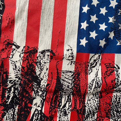 America The Great Vintage T Shirt USA Patriotic 4th July 90s Single Stitch Rap