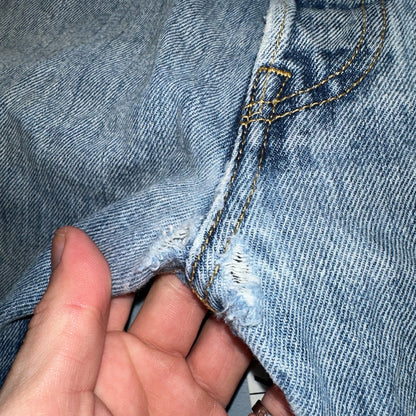 Levis 501 Vintage Y2K XX Straight Leg Jeans Blue Light Wash 36x34 Act 35x31