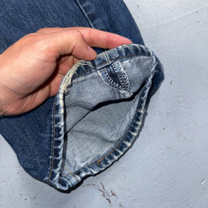 Levis 501 Vintage Y2K 90s XX Straight Leg Jeans Blue Med Wash 38x34 Act 37x31