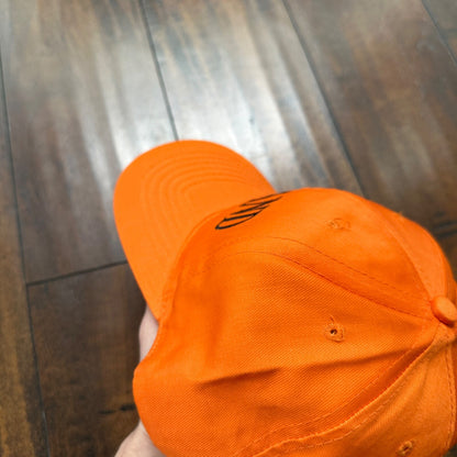 Holland Bright Orange VTG Hat Cap Snapback Cool Basic Text Casual
