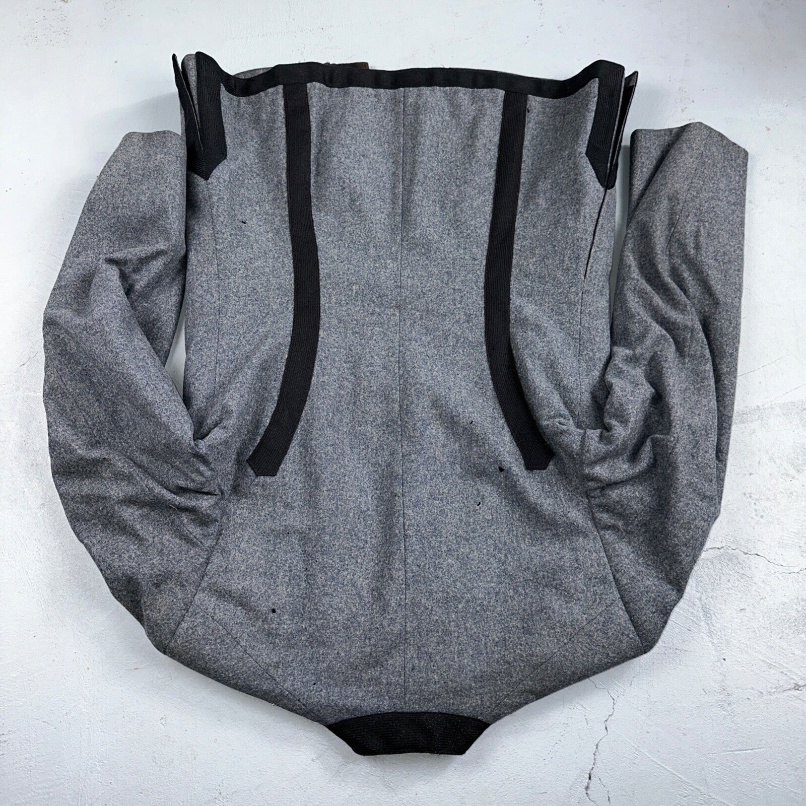 Antique 1900s Union USMA US Military Academy Cadet Uniform Gray Wool Jacket