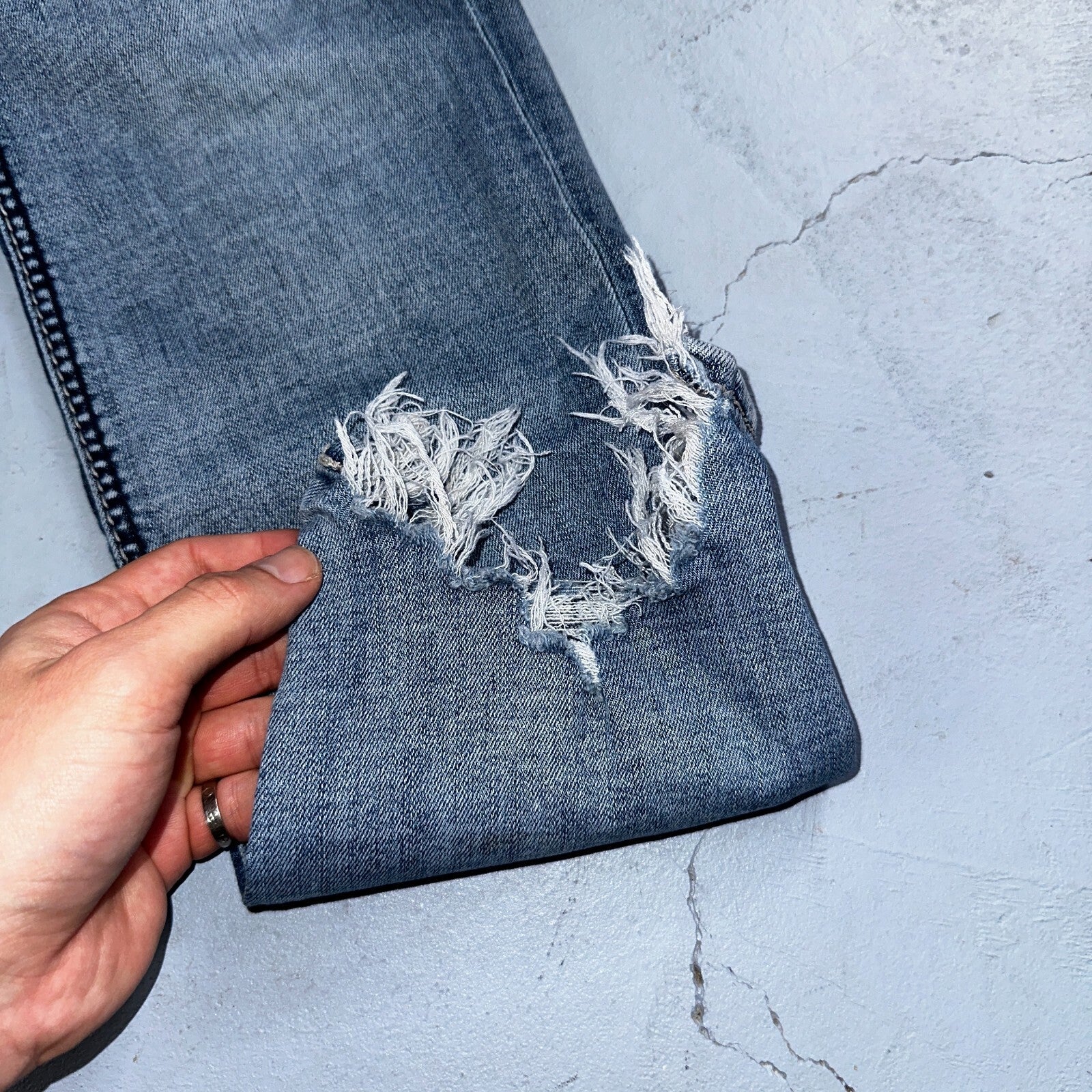 Silver Jeans Women Skinny Mid Rise Light Wash Denim Stretch Suki Pencil 32x29