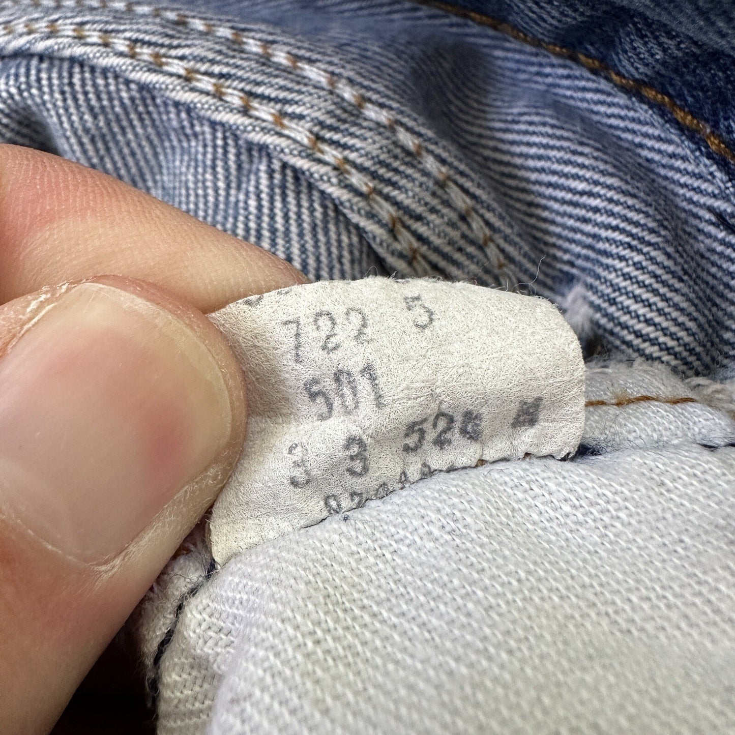 Levis Vintage 80s Redline Selvedge USA 501 XX Jeans 66 70s Light 32x36 Act 29x30