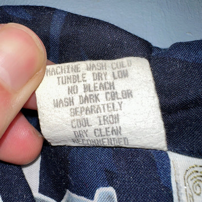 Vintage 90s Kennington Ltd. California Hawaiian Shirt All Over Print Floral Sz L