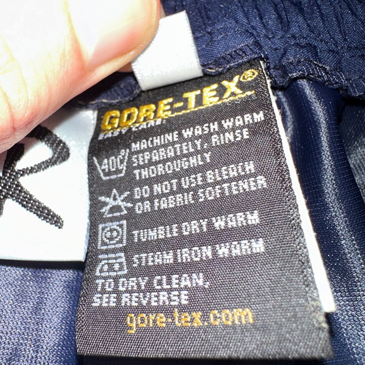 Zero Restriction ZR USA Navy Blue Gore-Tex Mens Water Resistant Pants Sz XL