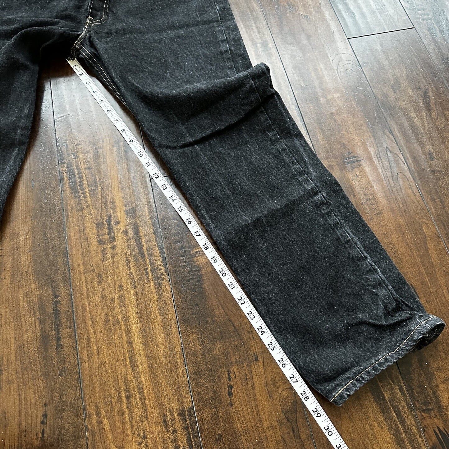 Levis 501 Vintage Y2K Straight Leg XX 2000s Jeans 32x29 Black Wash 35x32