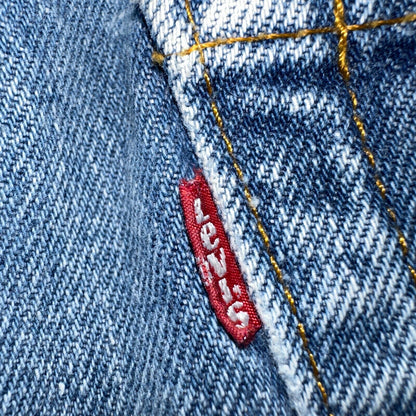 Levis 501 Vintage 80s USA XX Straight Leg Jeans Blue Light Wash Act 31x32