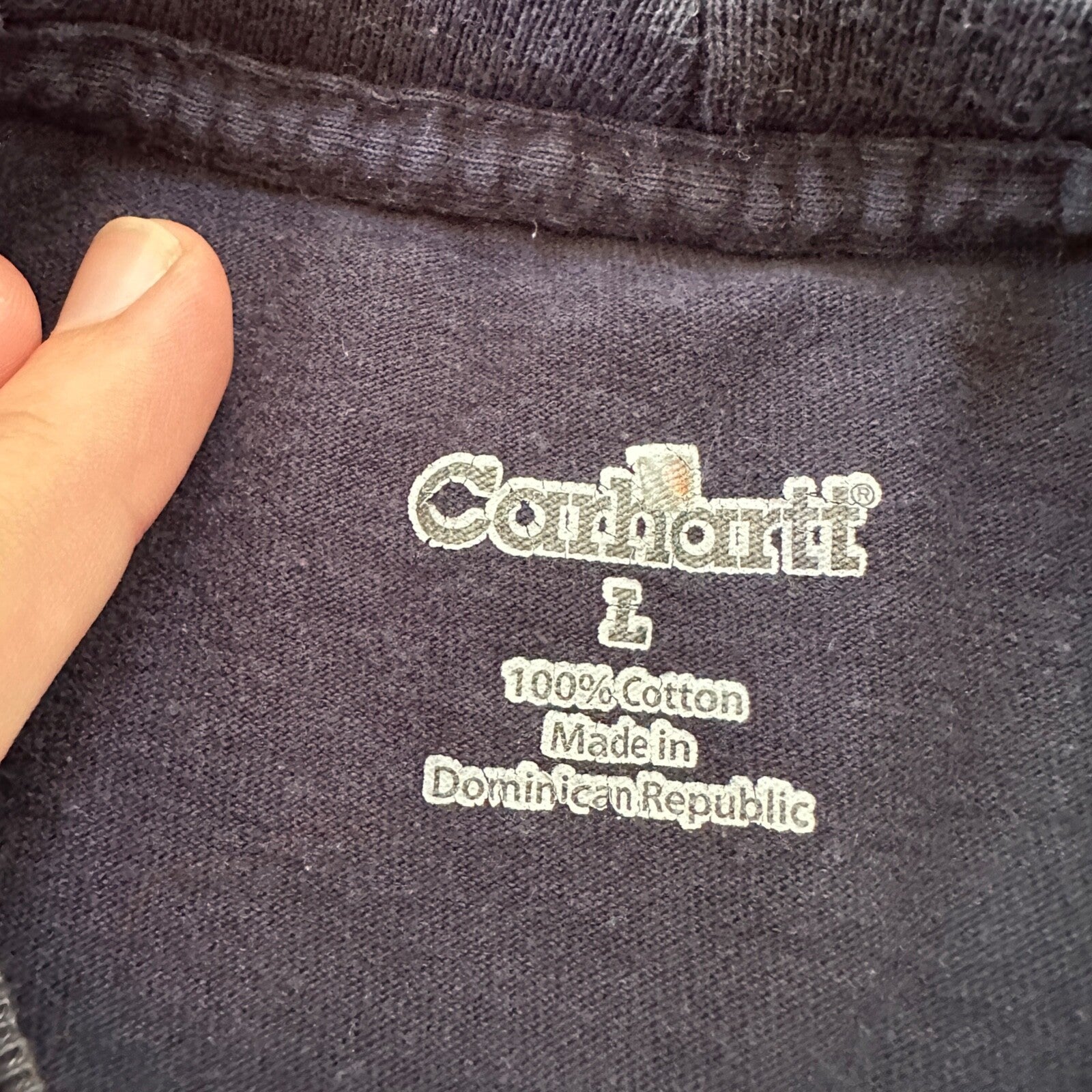 Carhartt Pocket Y2K VTG T Shirt K87 NaVy Navy Blue Basic Travis Scott Simple