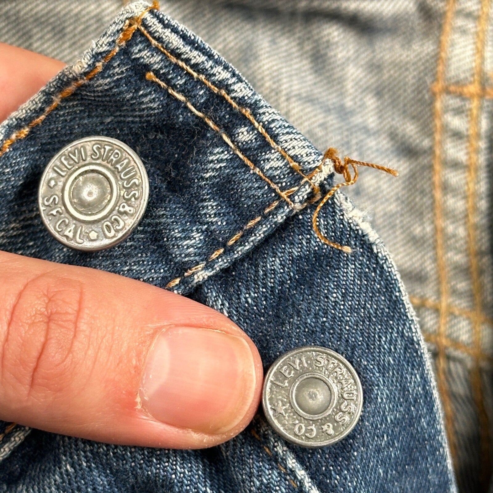 Levis 501 Big E Vintage 60s Redline Selvedge USA XX Boot Cut 517 Jeans Act 27x32