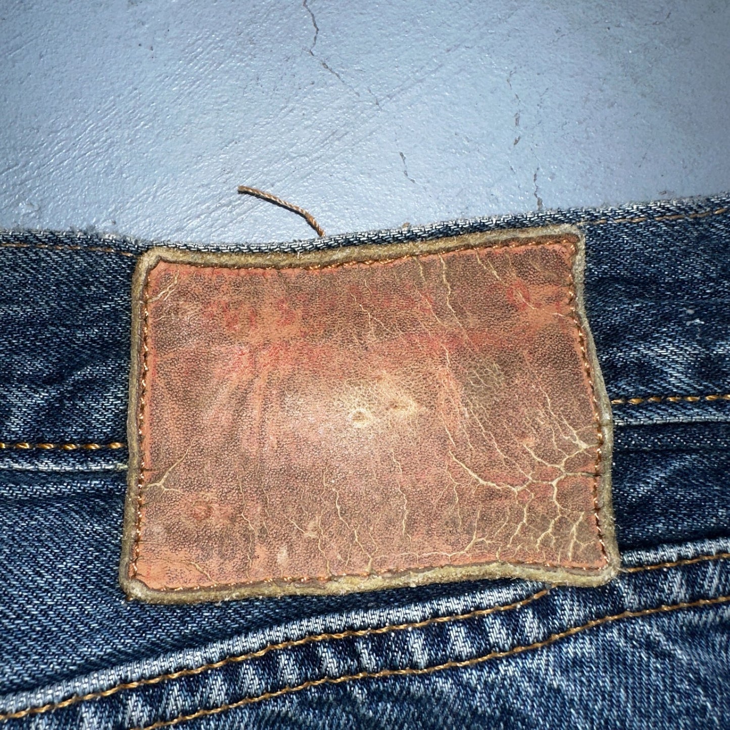 Levis 501 Y2K XX Straight Leg Jeans Blue VTG Med Wash 36x34 Act 35x33