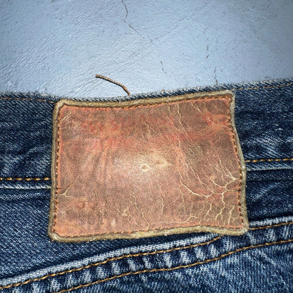 Levis 501 Y2K XX Straight Leg Jeans Blue VTG Med Wash 36x34 Act 35x33