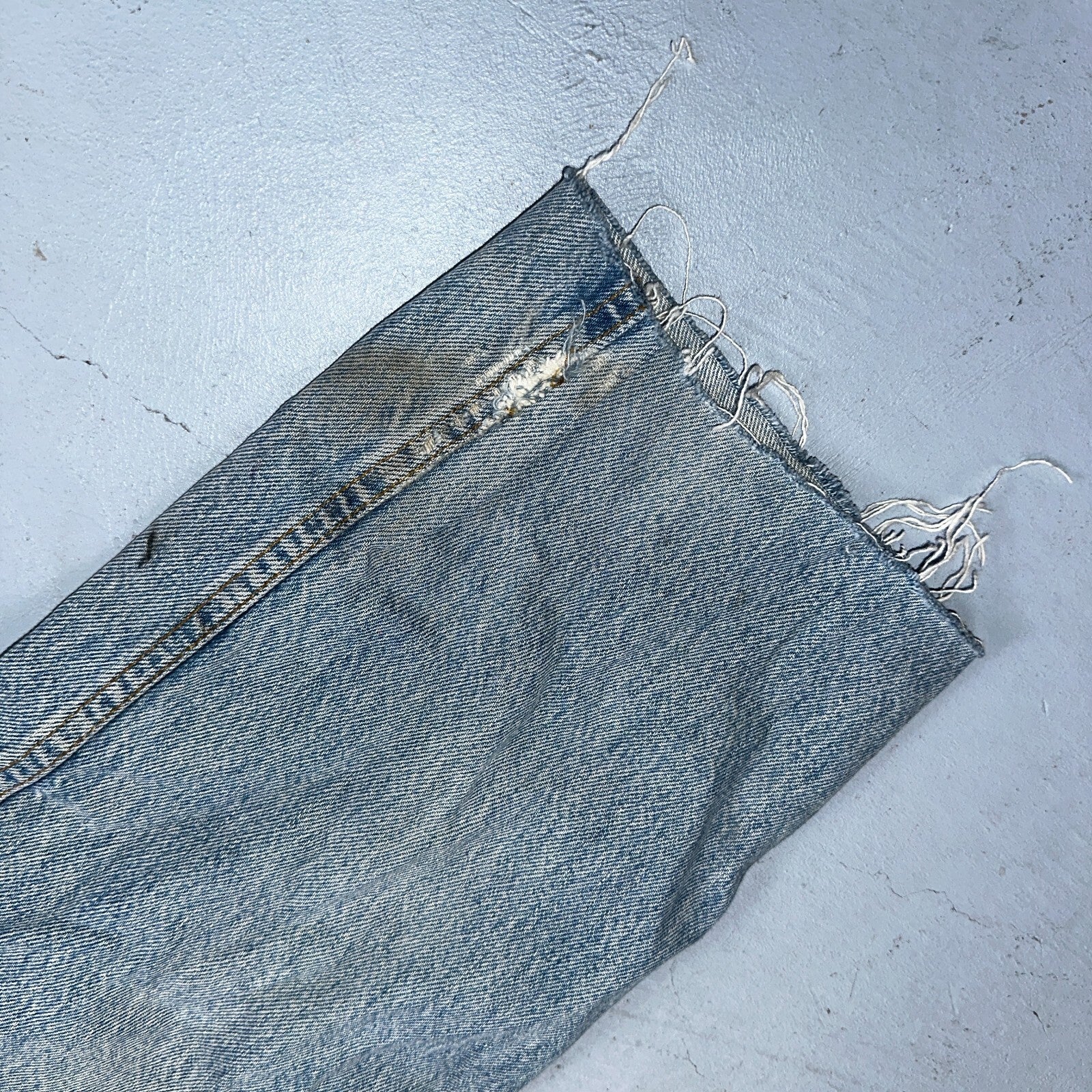 Levis 501 Vintage 90s USA XX Straight Leg Jeans Blue Custom Love 36x34 Act 33x32