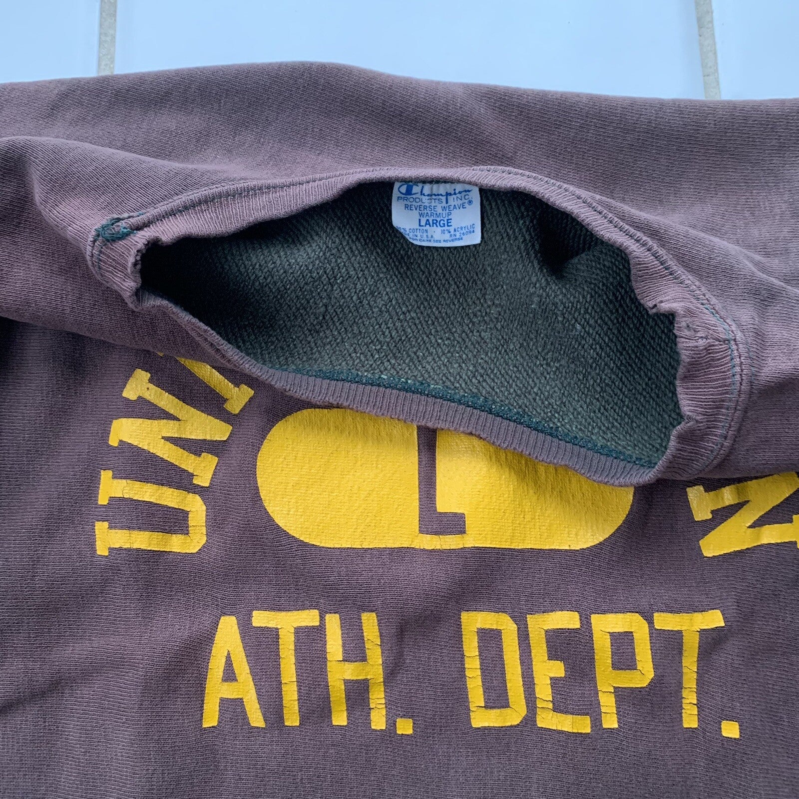 Vintage Champion Oregon Track USA Reverse Weave Sweatshirt Nike 70s University