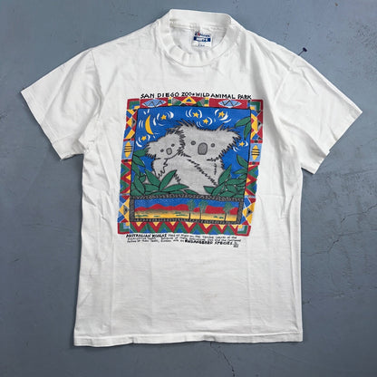 San Diego Zoo VTG T Shirt Koala Hanes Beefy Single Stitch California Graphic 80s