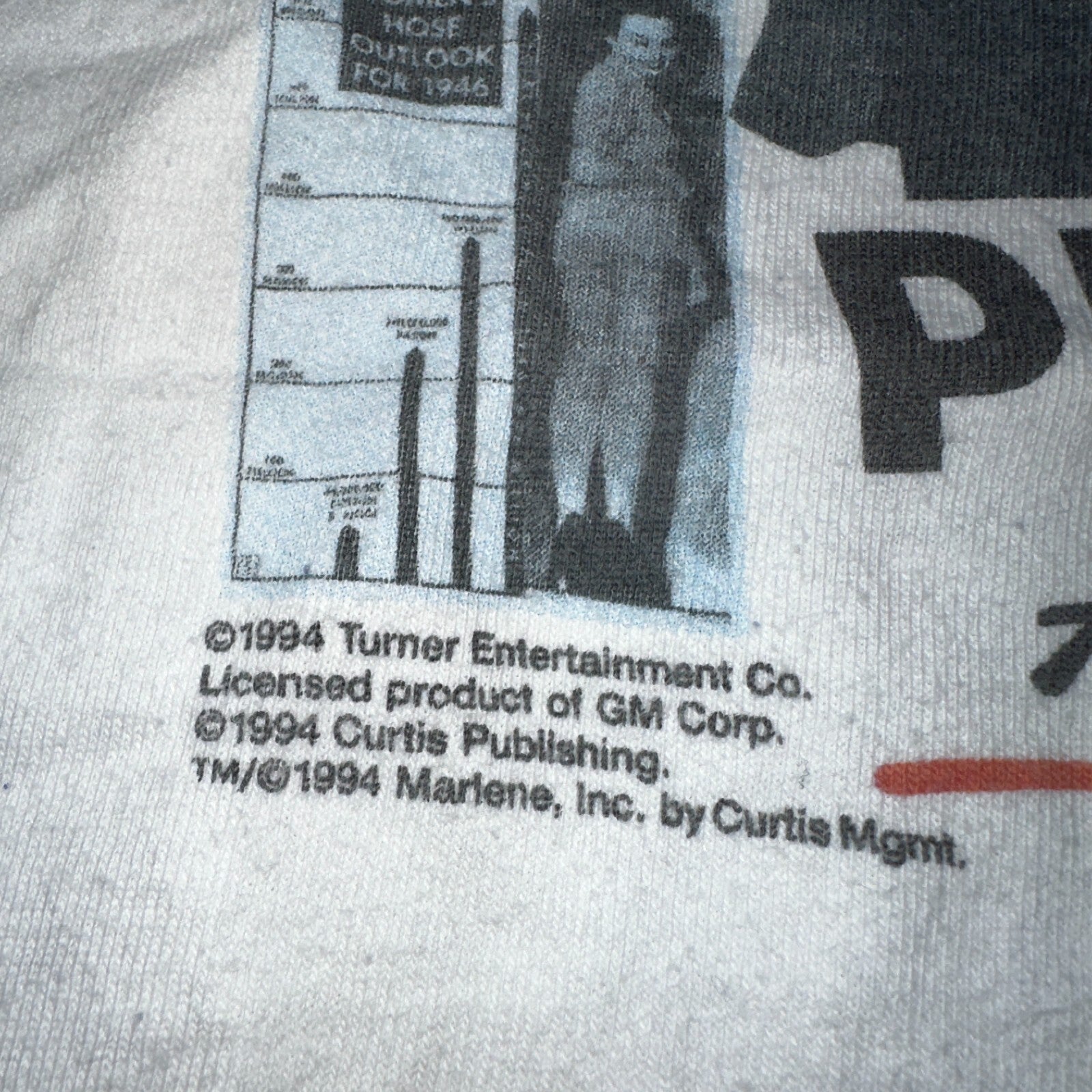 Pop Art 50 Years VTG T Shirt Peacock Banner Rare Single Stitch XL Rockabilly