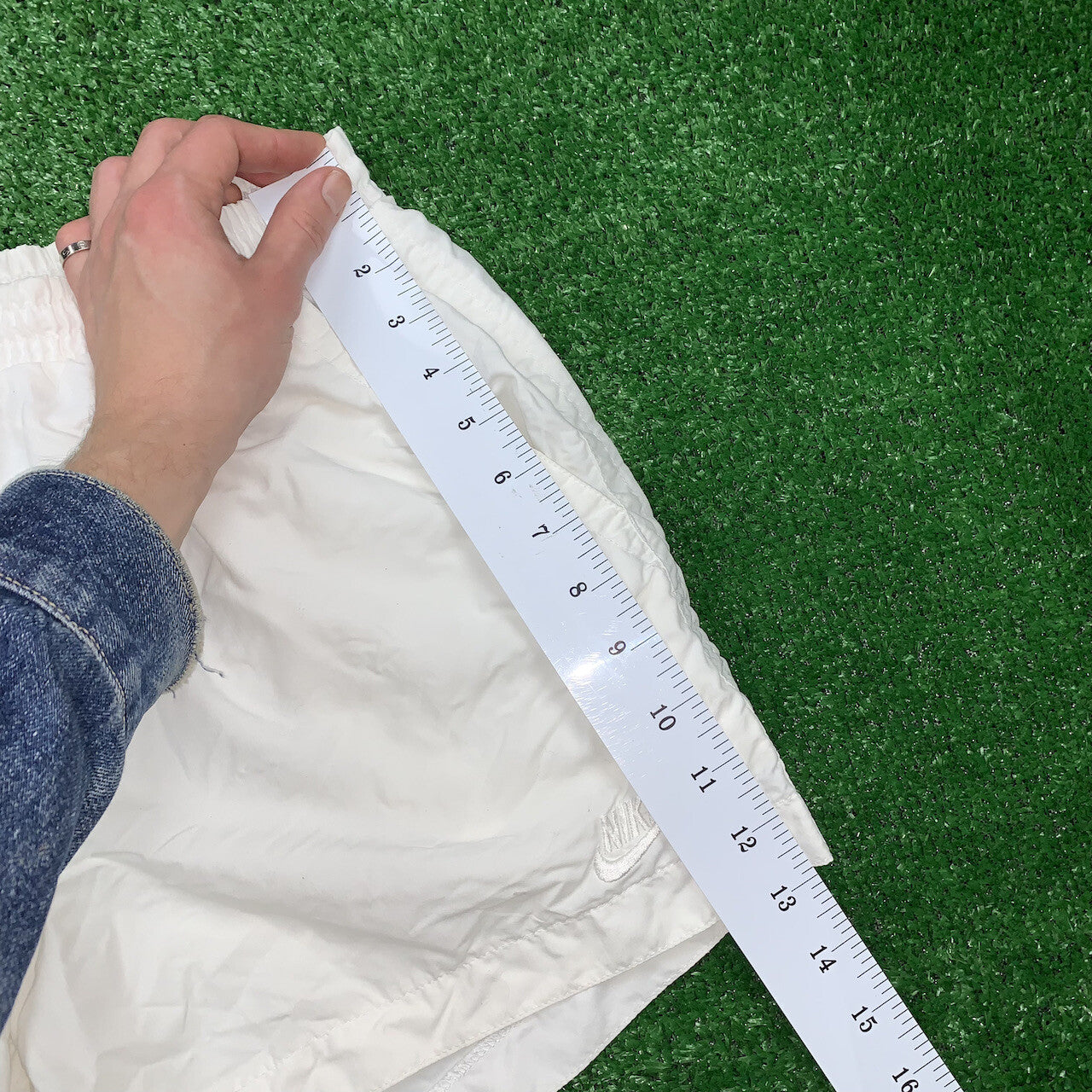 Vintage Nike Running Shorts Pants Summer Swim Jordan 90s Basic White Cool