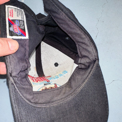 Basin Tire VTG Hat Cap Snapback Bandag Racing Cars Black Otto