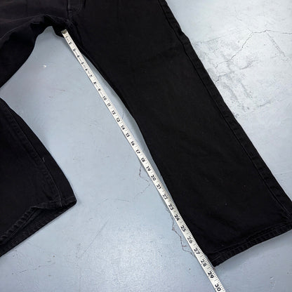 Levis 501 Vintage Y2K Mexico XX Straight Leg Jeans Black Dark Wash 38x30
