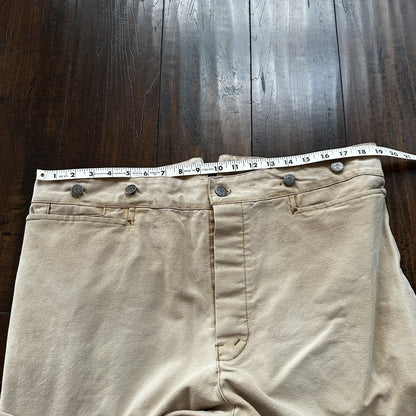 VTG Mens Frontier Maker USA Outdoor Pants Buckleback Cowboy 40 Tan Western
